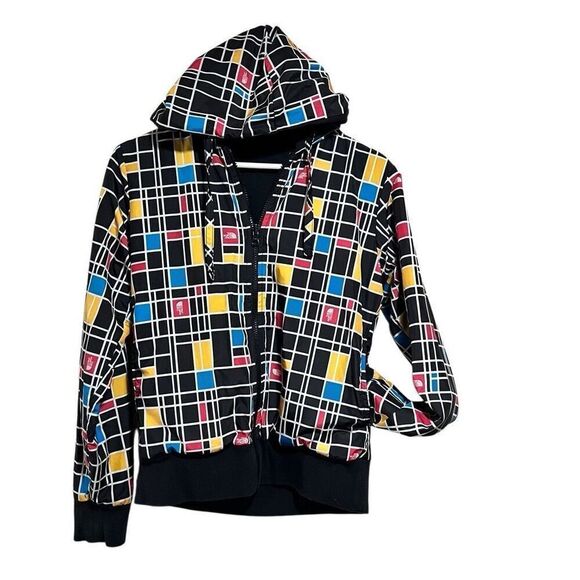 Women’s North Face Reversible 2 in 1 Black XS Zip up Hoodie - Picture 1 of 7